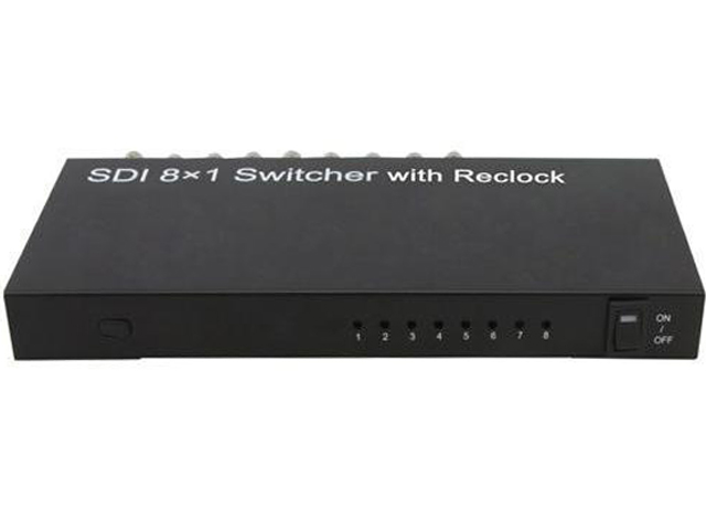 ˼ͼƼл:SDI 8x1 Switcher with Reclock