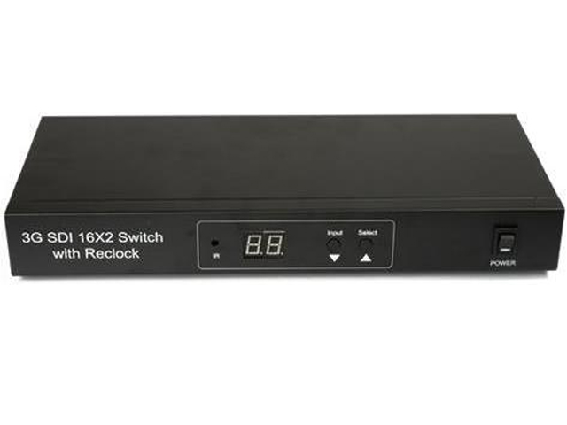 ˼ͼƼл:SDI 16x2 Switcher with Reclock