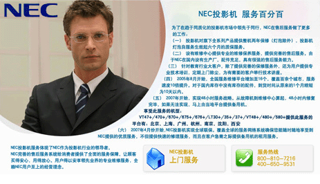 NECͶӰ������ٷְ�